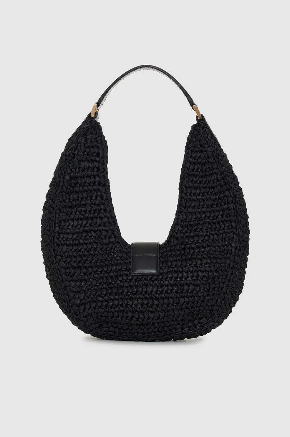 Anine Bing | Lou Bag Monogram - Black sold by Sisters & Co product image thumbnail 3