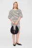 Anine Bing | Lou Bag Monogram - Black sold by Sister & Co