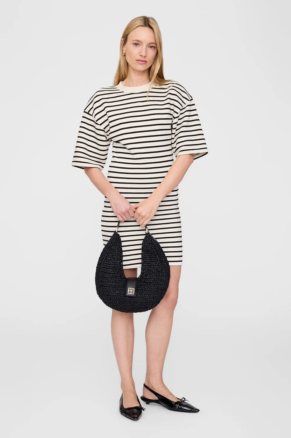 Anine Bing | Lou Bag Monogram - Black sold by Sisters & Co product image thumbnail 2