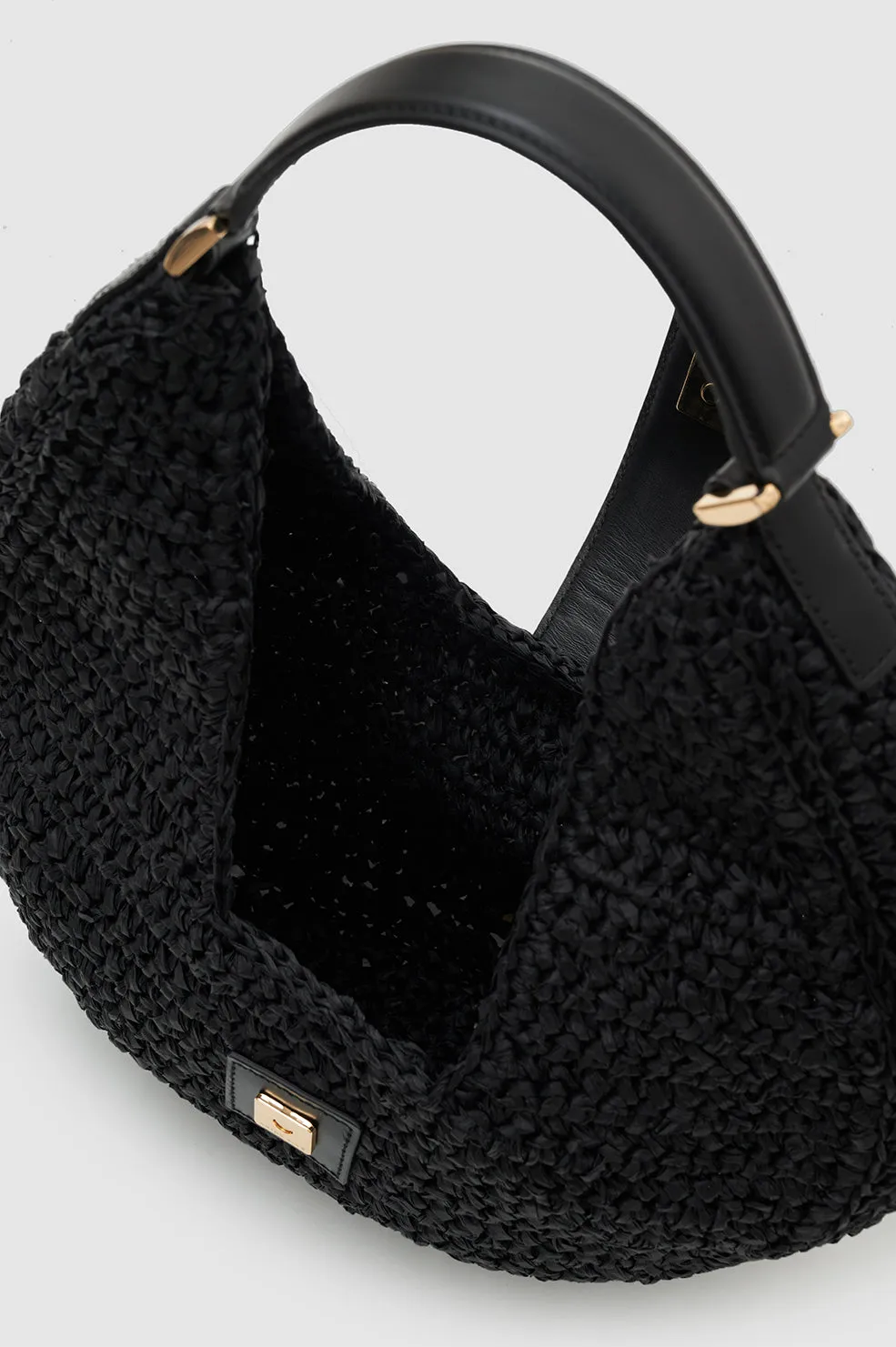 Anine Bing | Lou Bag Monogram - Black sold by Sisters & Co product image thumbnail 4