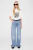 Anine Bing | Ashton Tee Spirit - Ivory sold by Sister & Co