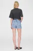 Anine Bing | Ashton Tee Concert - Washed Black sold by Sister & Co