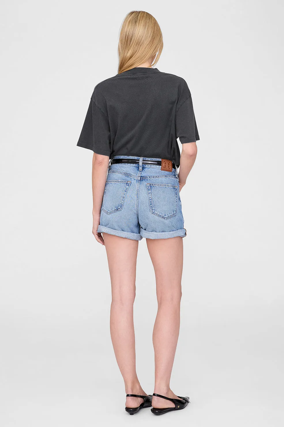 Anine Bing | Ashton Tee Concert - Washed Black sold by Sister & Co product image thumbnail 3