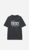 Anine Bing | Ashton Tee Concert - Washed Black sold by Sister & Co
