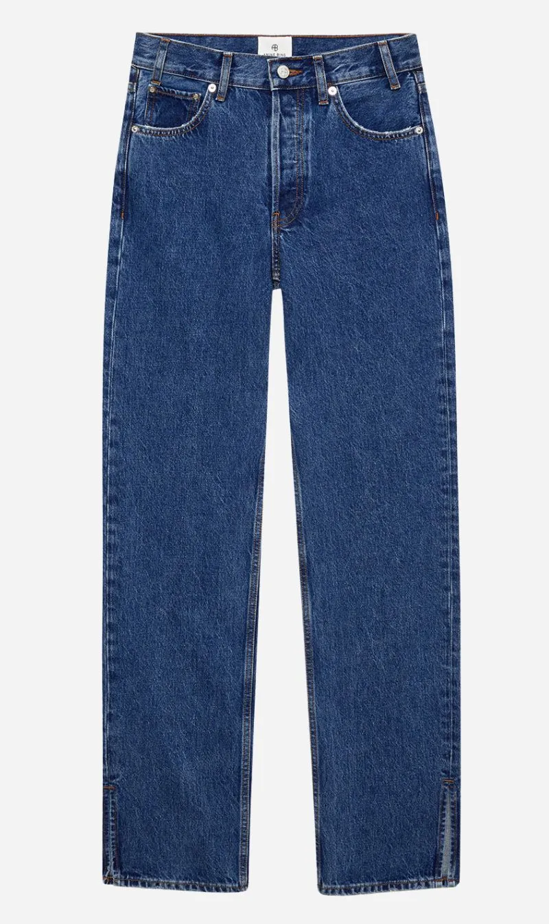 Anine Bing | Roy Jean 34" - Clean Indigo Denim sold by Sister & Co