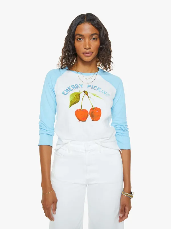 Mother Denim | The Sporty Concert Tee - Picking Cherries sold by Sisters & Co