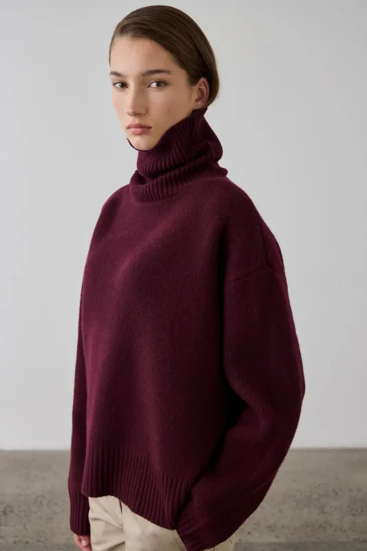 Laing | Nico Sweater - Mulberry sold by Sister & Co