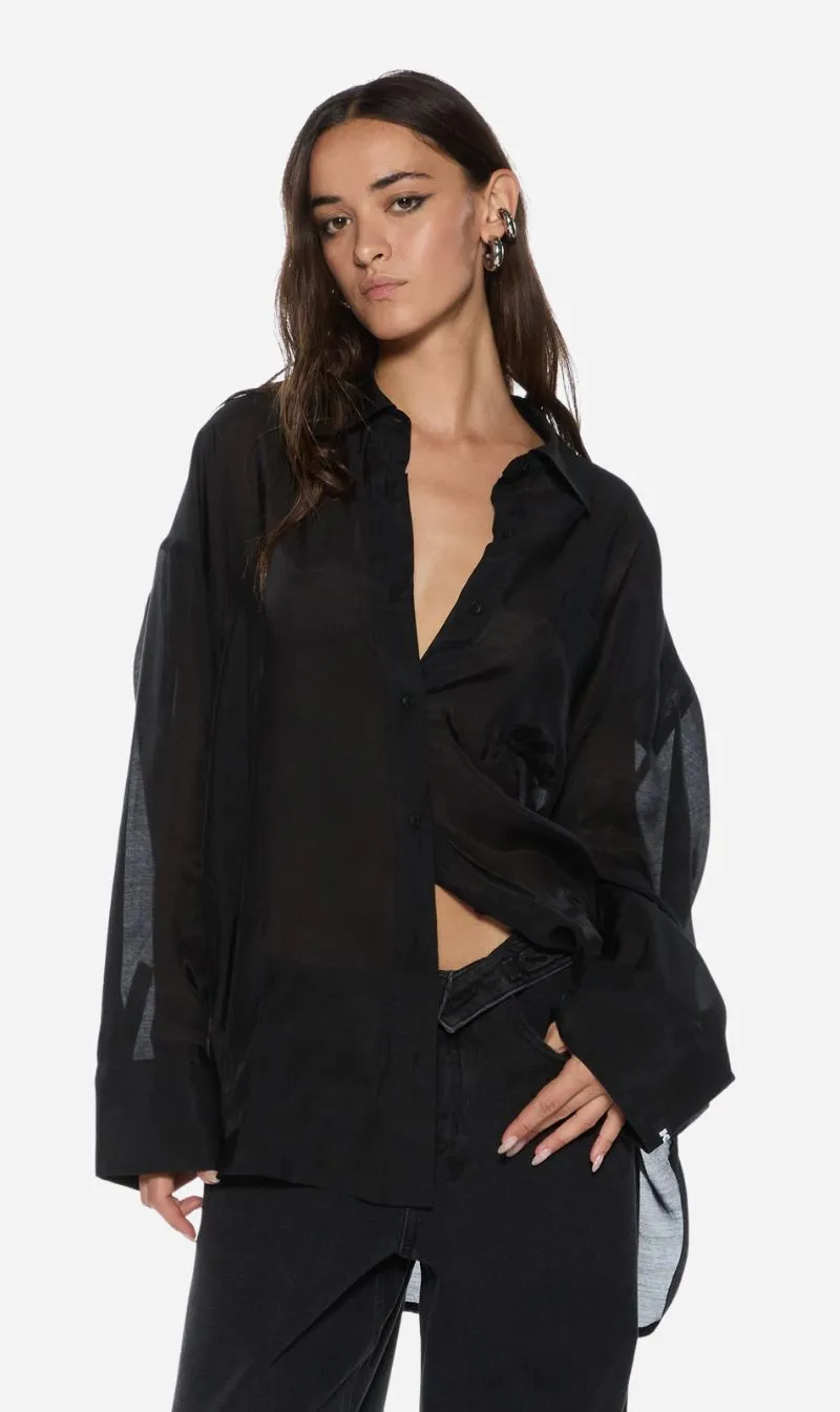 Ksubi | Labels Astra Ls Shirt - Black sold by Sister & Co