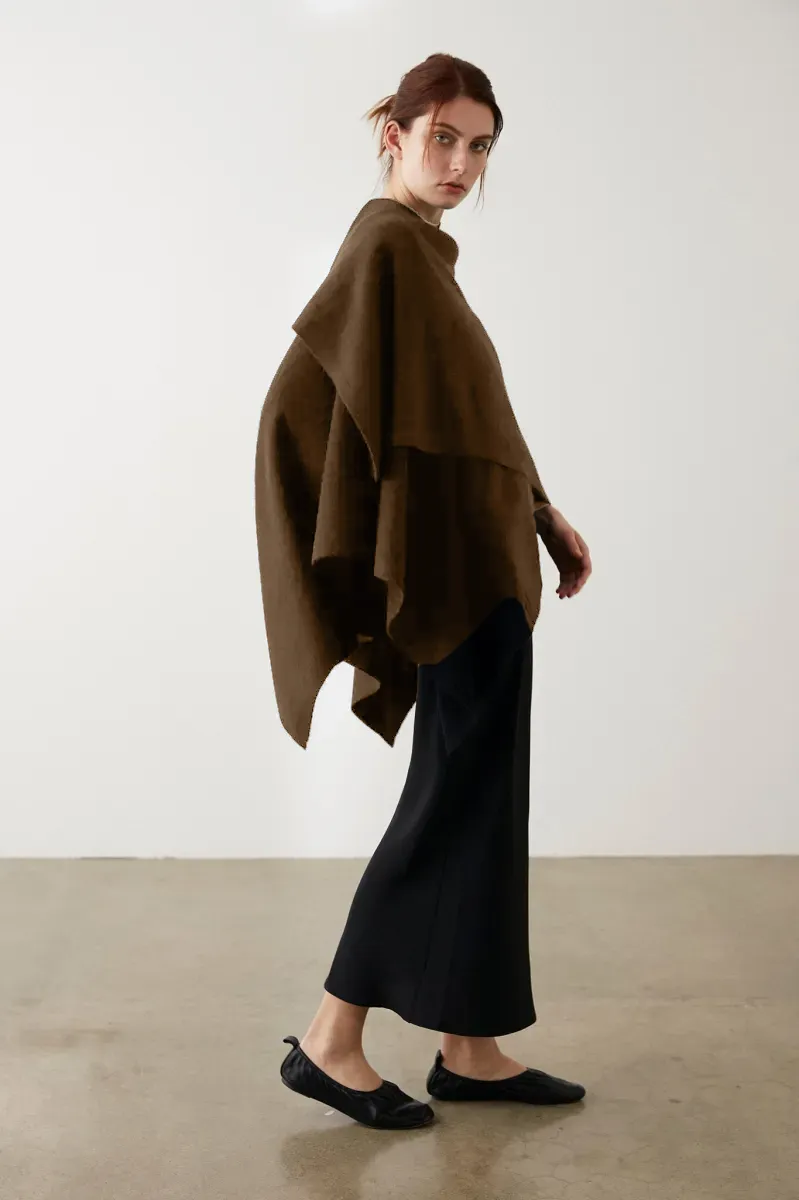 Marle | Matilda Poncho - Chestnut sold by Sister & Co