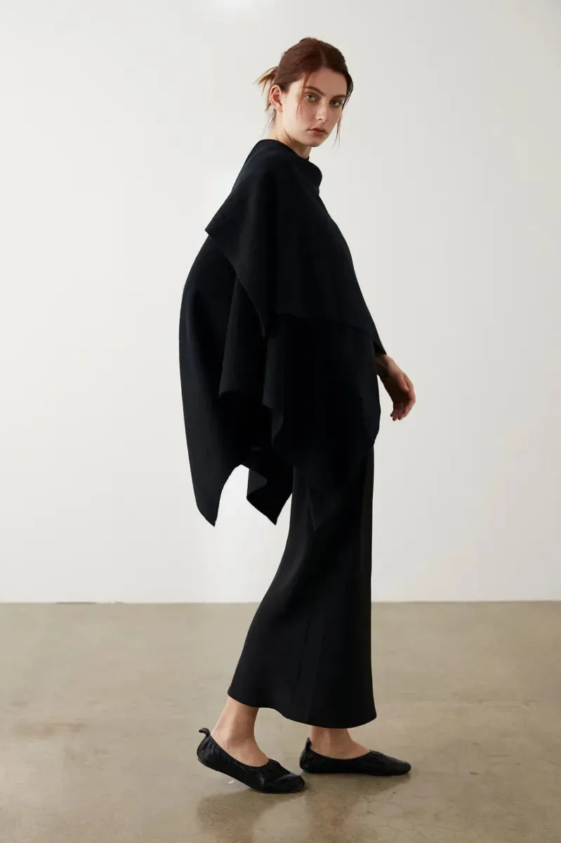 Marle | Matilda Poncho - Black sold by Sister & Co