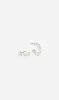 Meadowlark | Paris Hoops - Silver sold by Sister & Co
