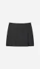 Tonywack | Satin Low Waist Mini Skirt - Black sold by Sister & Co