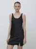 Tonywack | Satin Low Waist Mini Skirt - Black sold by Sister & Co