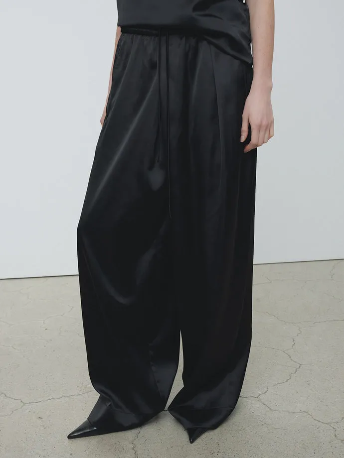 Tonywack | Satin Trousers - Black sold by Sister & Co product image thumbnail 3