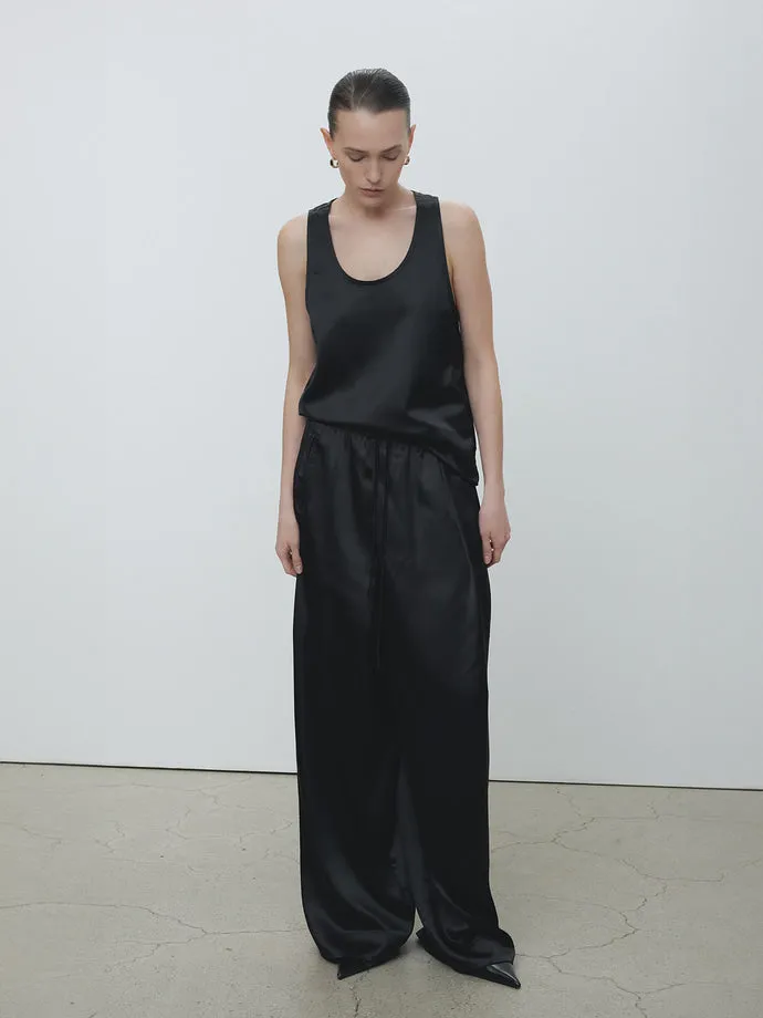 Tonywack | Satin Trousers - Black sold by Sister & Co product image thumbnail 2
