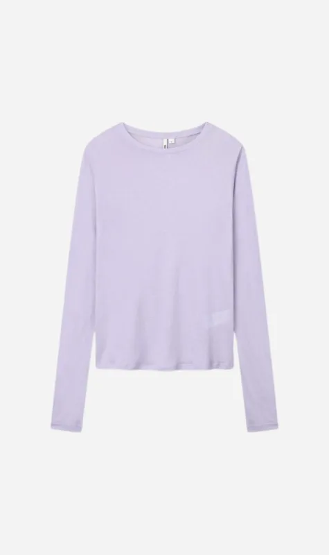 Tonywack | Wool Tencel Long Sleeve - Lavender sold by Sister & Co
