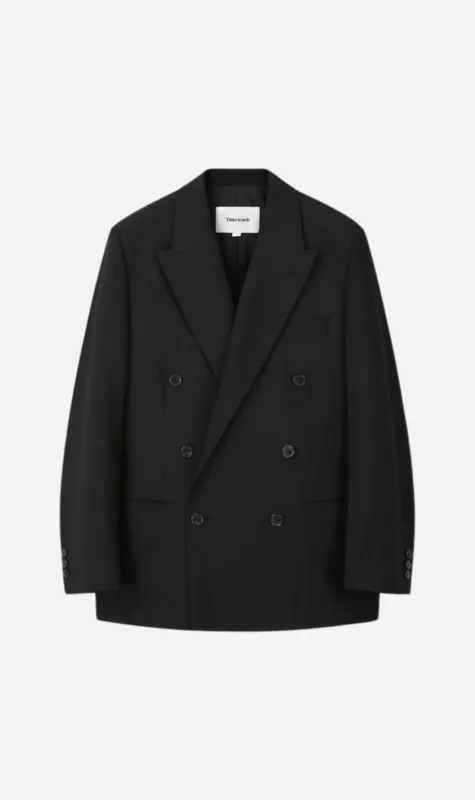 Tonywack | Light Wool Oversized Blazer - Black sold by Sisters & Co