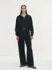 Tonywack | Garment Dyed Cropped Zip Up Sweatshirt - Faded Black sold by Sister & Co