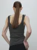 Tonywack | Tencel U Neck Sleeveless - Olive Charcoal sold by Sister & Co
