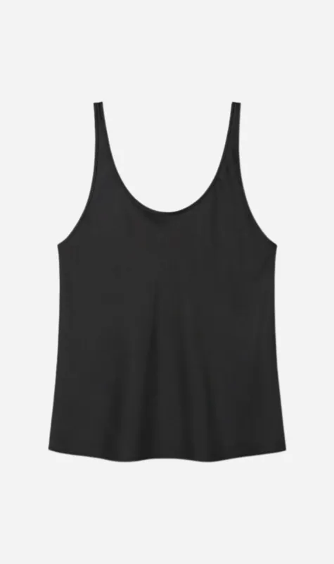 Tonywack | Satin Sleeveless - Black sold by Sisters & Co