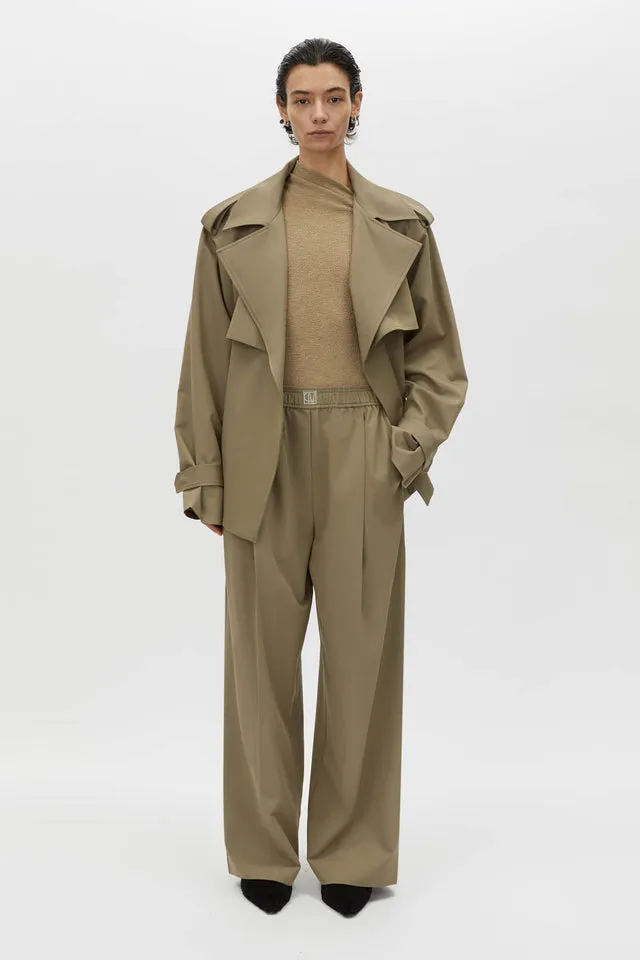 Camilla and Marc | Zeno Monogram Elastic Pant - Khaki sold by Sister & Co product image thumbnail 2