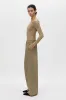 Camilla and Marc | Zeno Monogram Elastic Pant - Khaki sold by Sister & Co