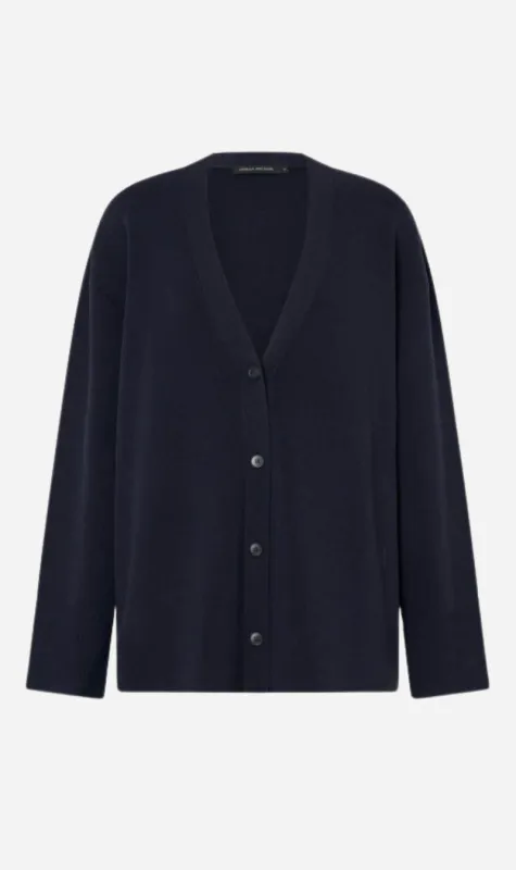 Camilla and Marc | Orwell Milano Knit Cardigan - Navy sold by Sister & Co