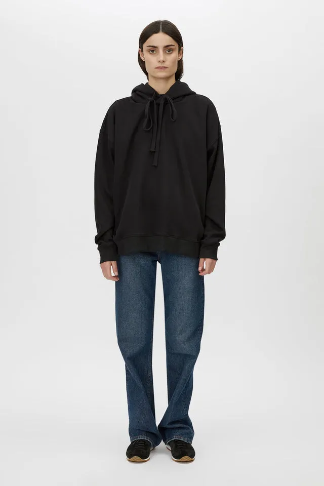 Camilla and Marc | Grid Flocking Logo Hoodie - Black sold by Sister & Co product image thumbnail 5