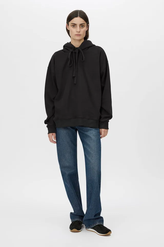 Camilla and Marc | Grid Flocking Logo Hoodie - Black sold by Sister & Co product image thumbnail 2
