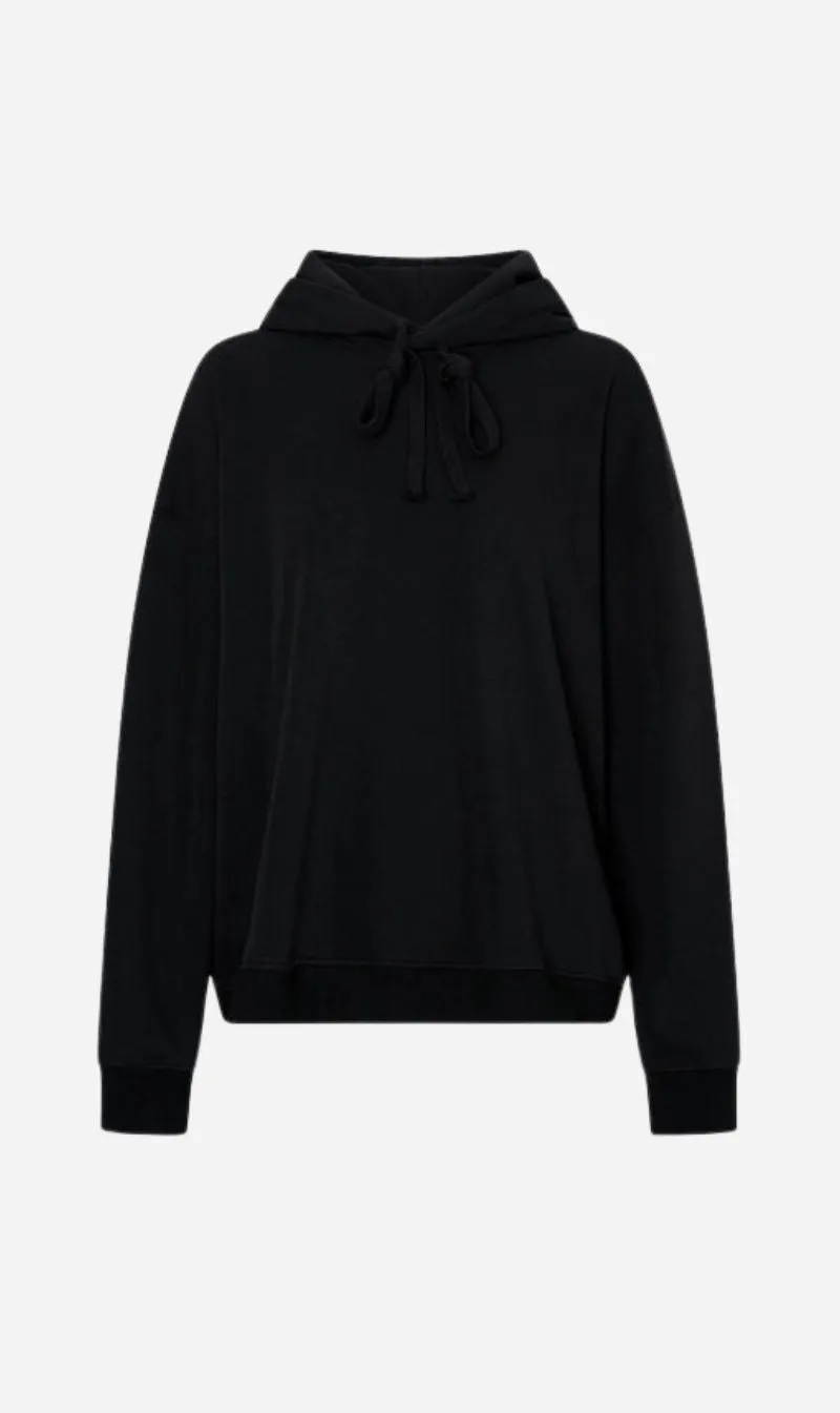 Camilla and Marc | Grid Flocking Logo Hoodie - Black sold by Sister & Co