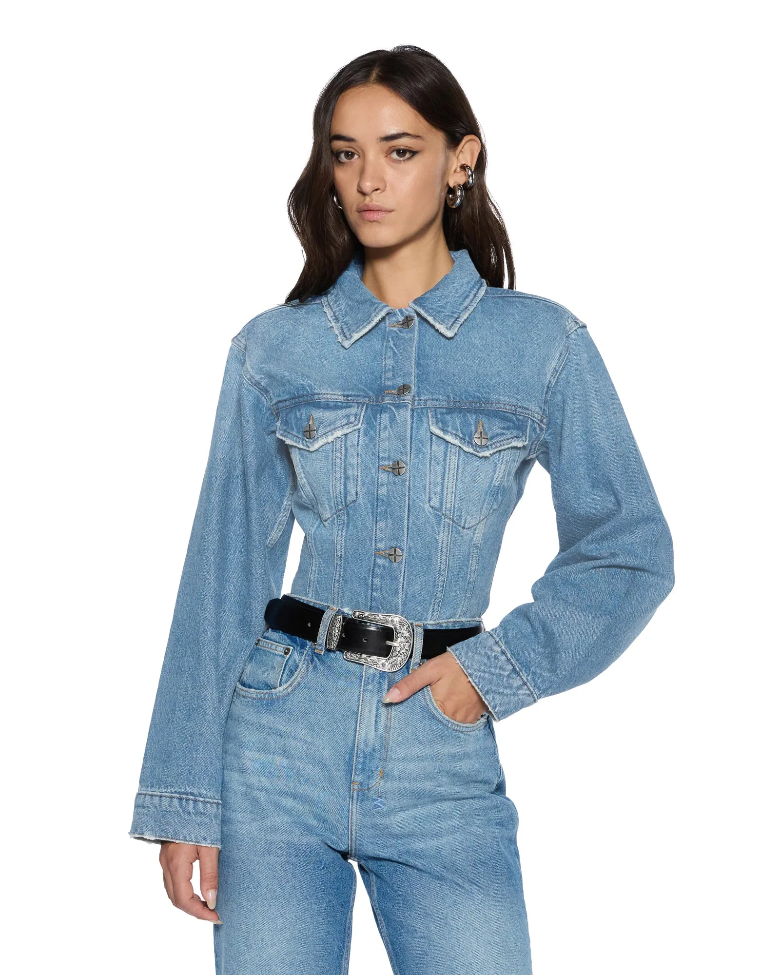 Ksubi | Cinched Jacket Crop - Tru Vintage sold by Sisters & Co product image thumbnail 2