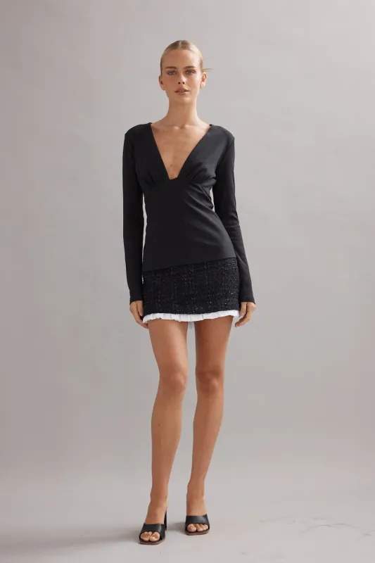Caitlin Crisp | Winnie Top - Black sold by Sister & Co