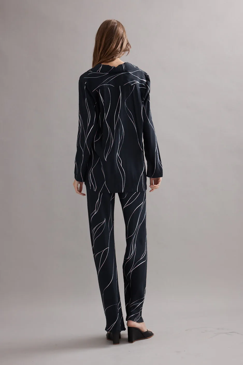 Caitlin Crisp | Dalston Shirt - Ink/White sold by Sister & Co product image thumbnail 5