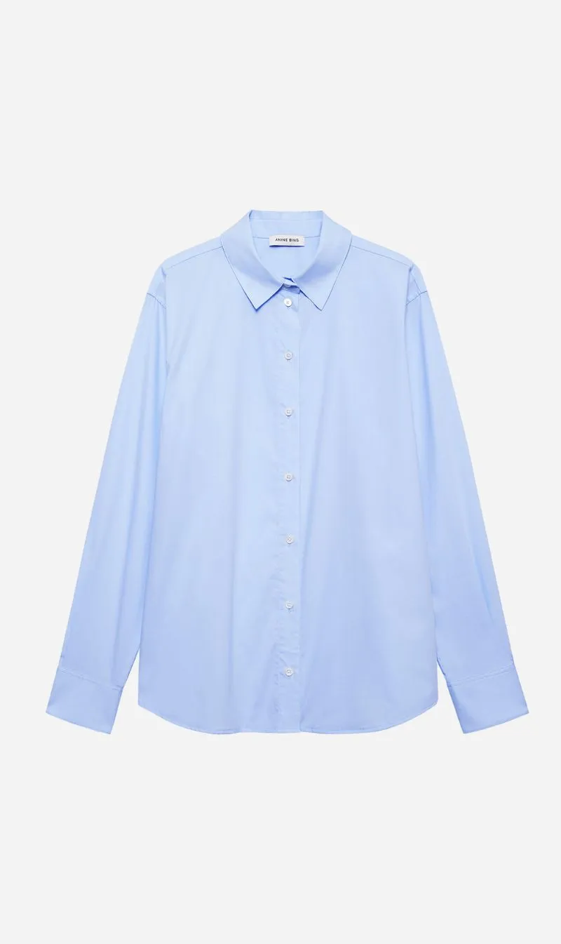 Anine Bing | Essie Shirt - Blue sold by Sisters & Co