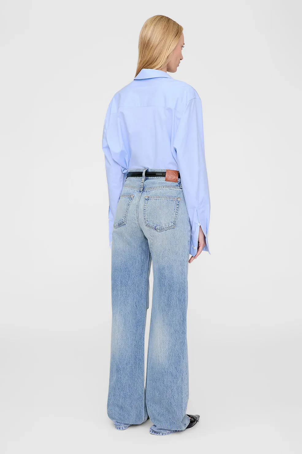 Anine Bing | Essie Shirt - Blue sold by Sisters & Co product image thumbnail 3