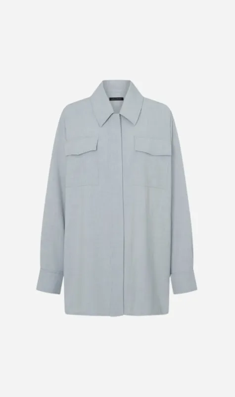 Camilla and Marc | Nevis Overshirt - Dusk Blue sold by Sister & Co