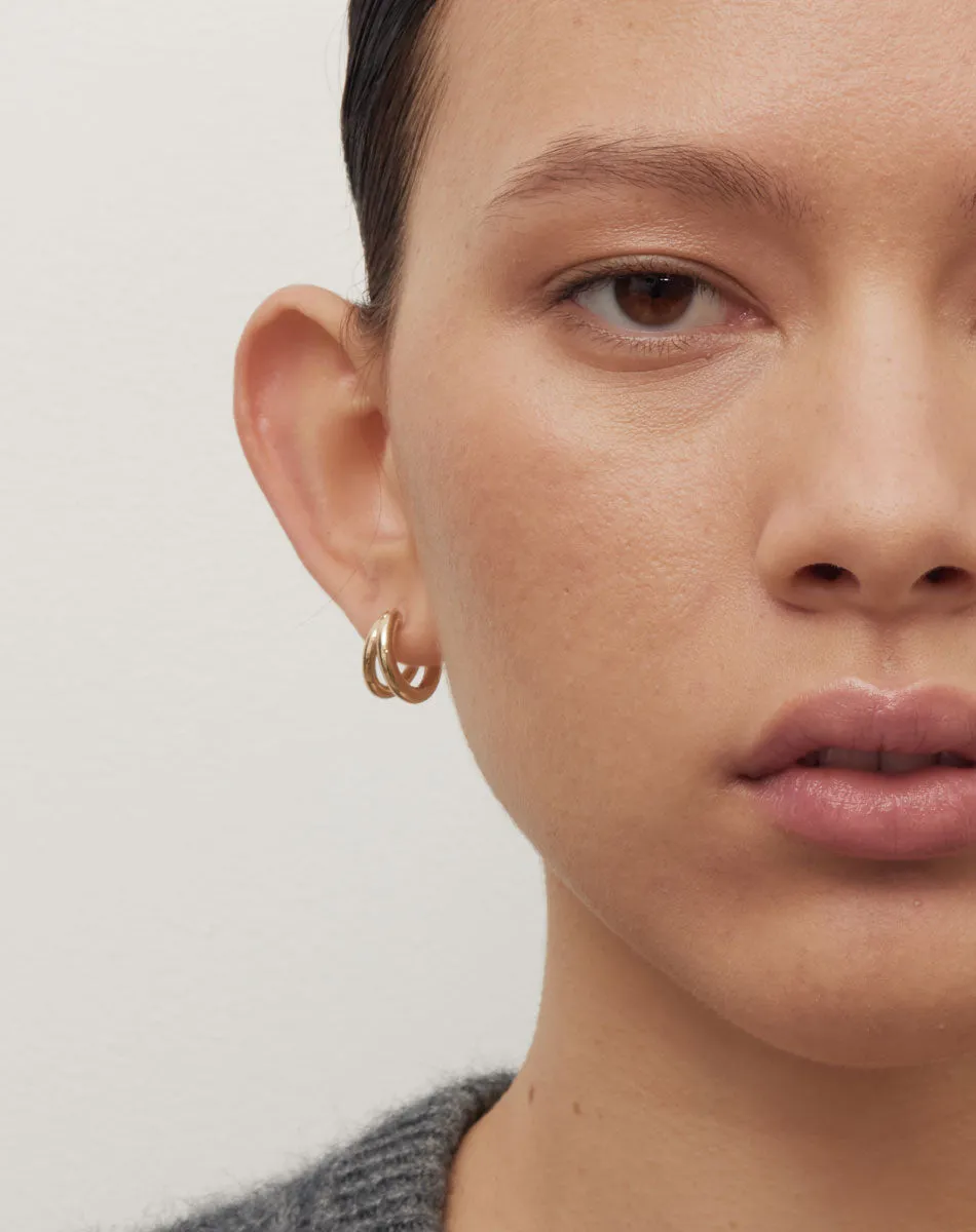 Meadowlark | Coco Hoops Medium - Silver sold by Sister & Co product image thumbnail 2