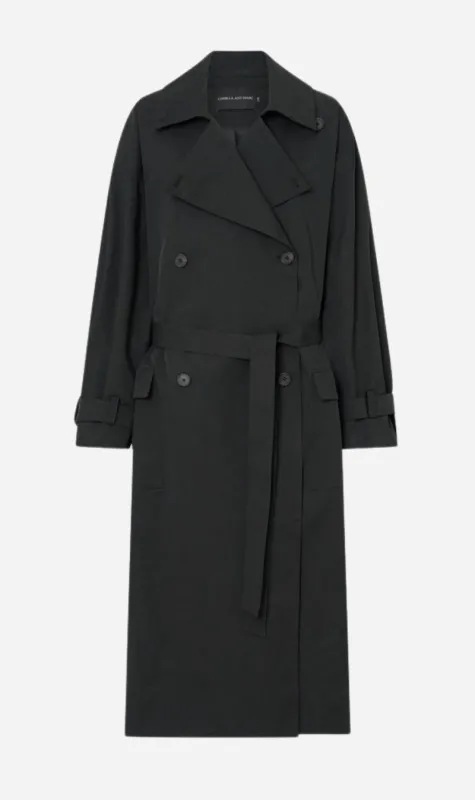 Camilla and Marc | Nemesia Trench - Black sold by Sister & Co