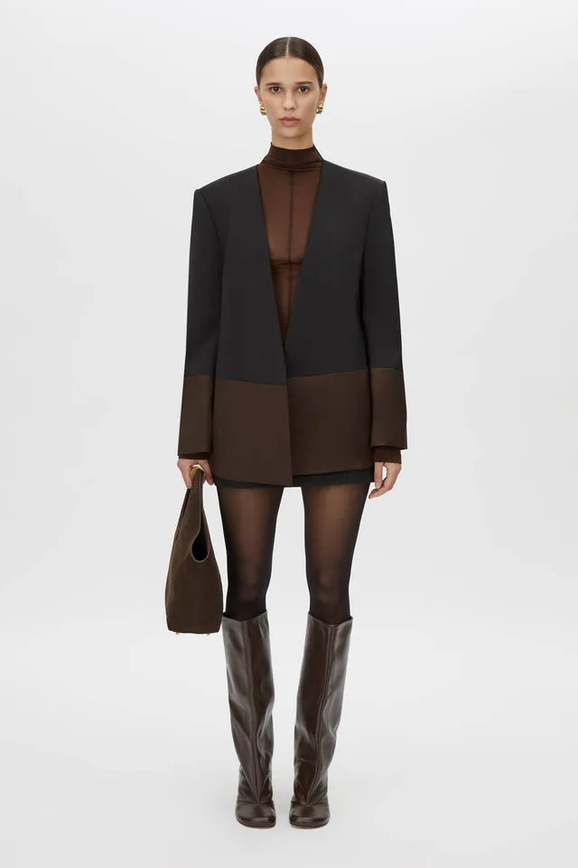 Camilla and Marc | Vault Blazer - Black/Chocolate sold by Sisters & Co product image thumbnail 2