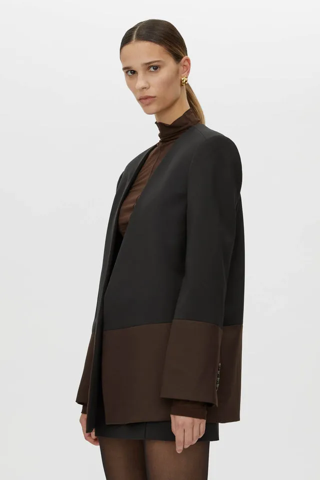 Camilla and Marc | Vault Blazer - Black/Chocolate sold by Sisters & Co product image thumbnail 3