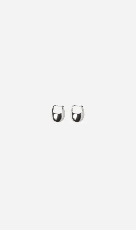 Jasmin Sparrow | Everyday Hoops Large - Silver sold by Sister & Co