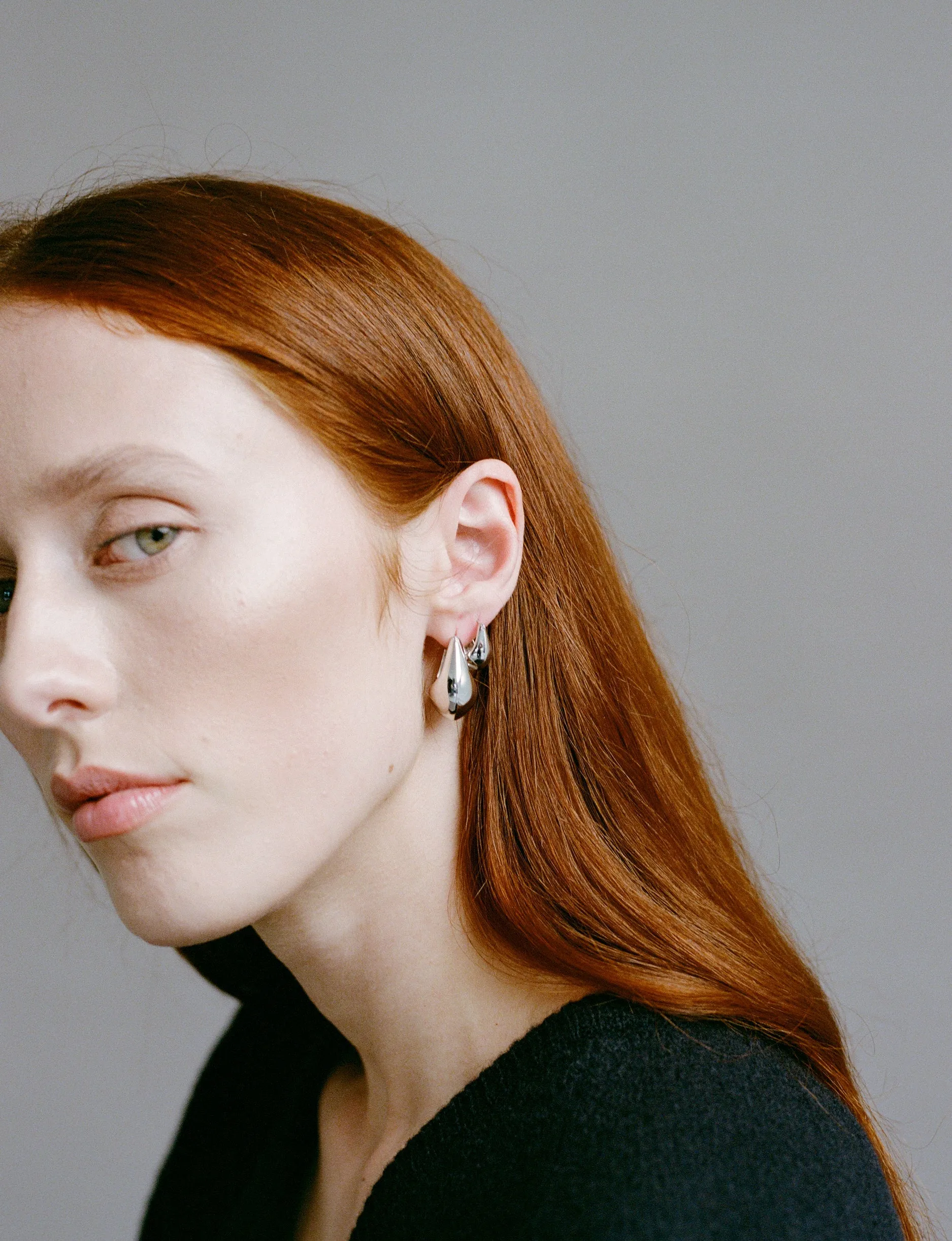 Jasmin Sparrow | Everyday Hoops Large - Silver sold by Sister & Co product image thumbnail 2