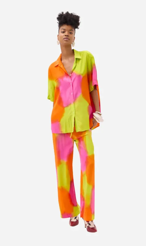 Gary Bigeni | Quinn Drawstring Pant - Hand Painted Neon sold by Sister & Co