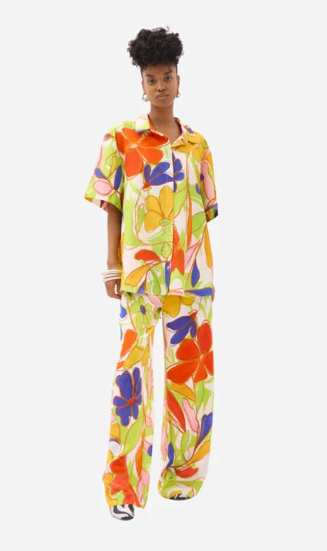 Gary Bigeni | Quinn Drawstring Pant - Floral sold by Sister & Co