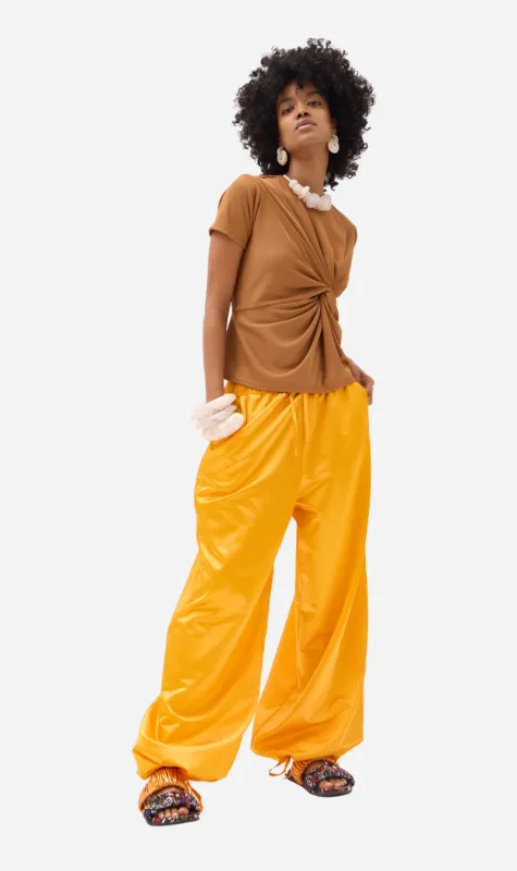 Gary Bigeni | Patrick Twist Top - Tan sold by Sister & Co