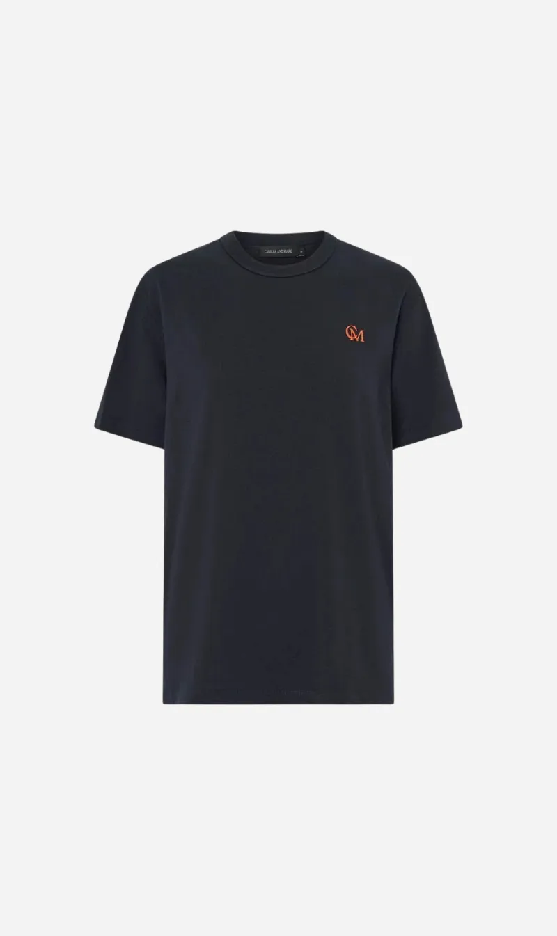 Camilla and Marc | Eamon Logo Crew - Midnight Navy sold by Sister & Co