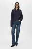 Camilla and Marc | Aqui Long Sleeve Monogram Top - Midnight Navy sold by Sister & Co