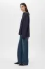 Camilla and Marc | Aqui Long Sleeve Monogram Top - Midnight Navy sold by Sister & Co
