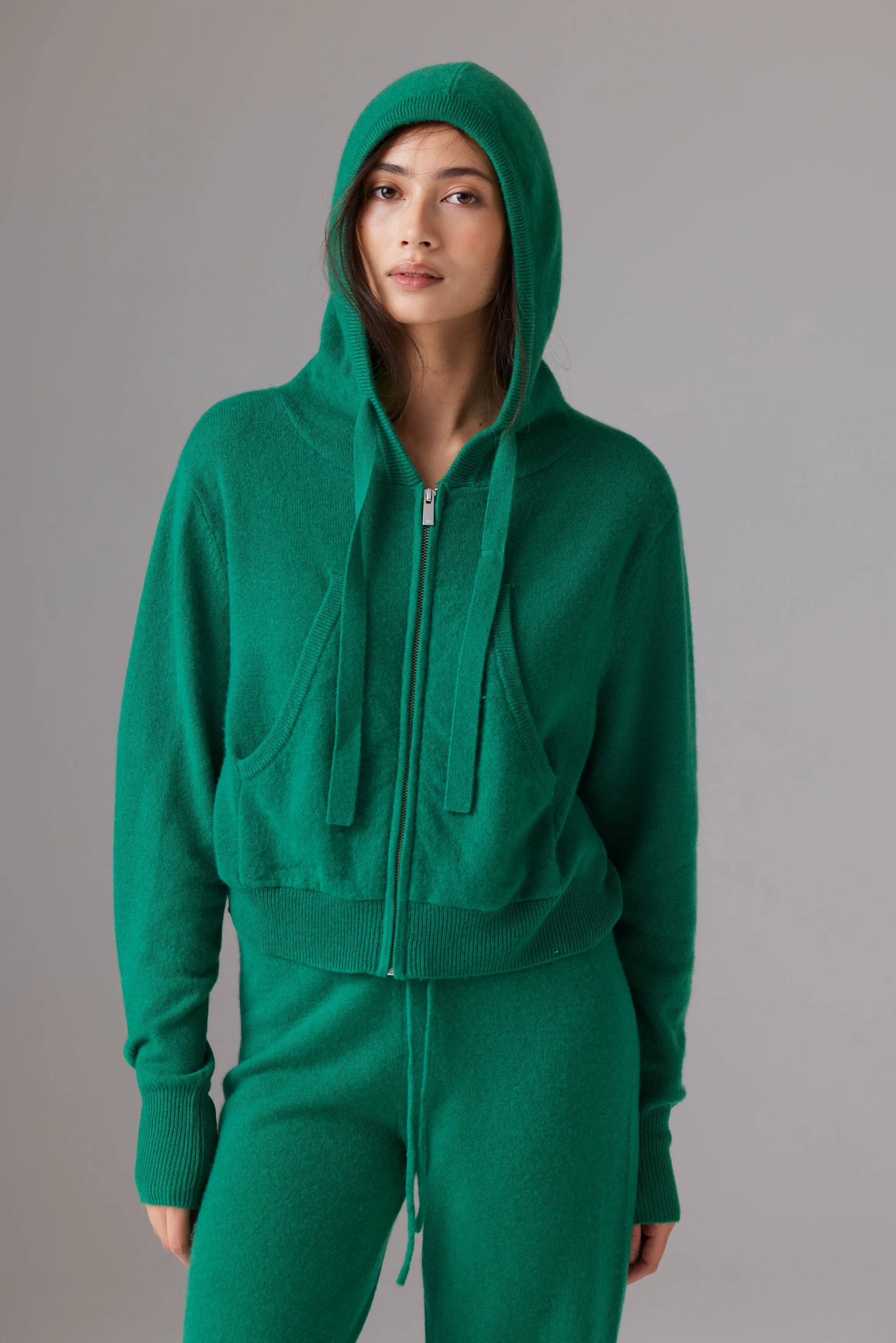 CRUSH | Rio Cropped Hoodie - Pea sold by Sisters & Co product image thumbnail 4