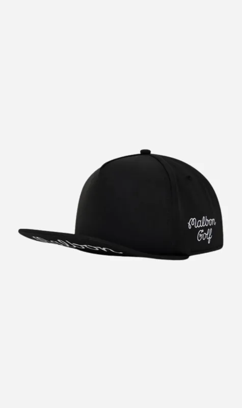 Malbon | X Jesper Parnevik 5 Panel Hat - Black sold by Sister & Co